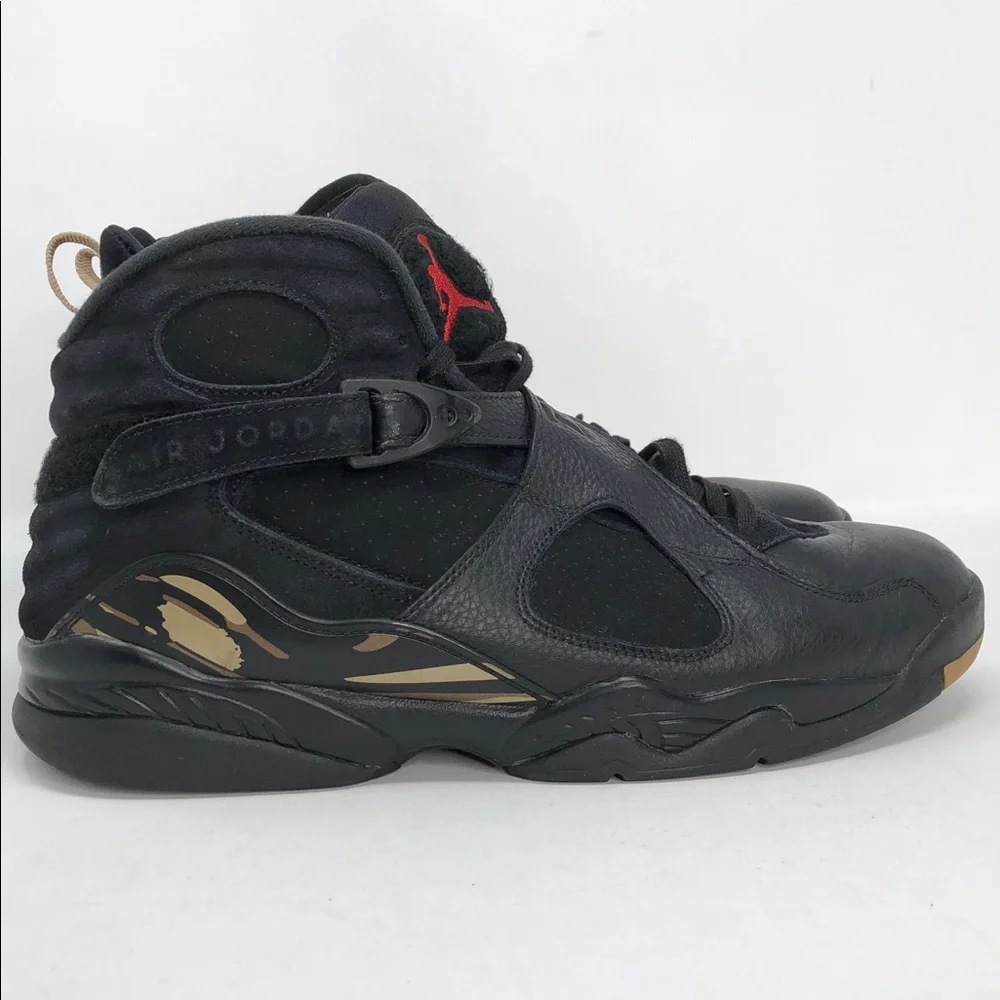 Air Jordan 8 Retro x OVO Black AA1239-045 Authentic Drake Sneakers - Size 14